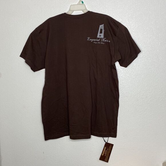 EMPERIAL NATION Men’s Brown T Shirt Size XXL NWT. Made in USA - Picture 4 of 5